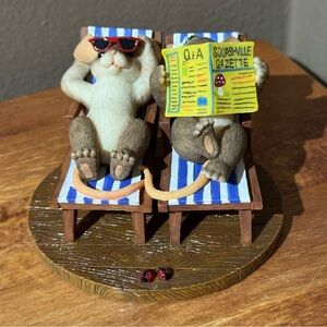 Fitz and Floyd, Charming Tails “Time For A Little R & R” 82/121